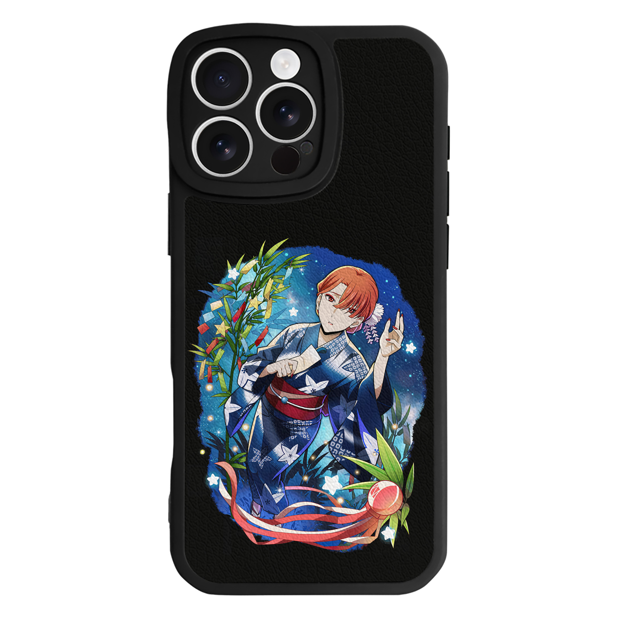 （画像用） 文豪ストレイドッグス Bungo Stray Dogs 【iPhone 16シリーズ対応】シリコンスマホケース（レザー調） 材質：シリコン